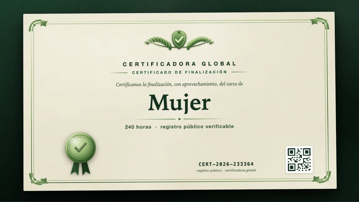 Portada del curso Mujer