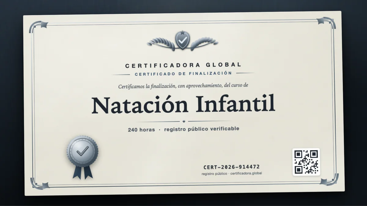 Portada del curso Natación Infantil