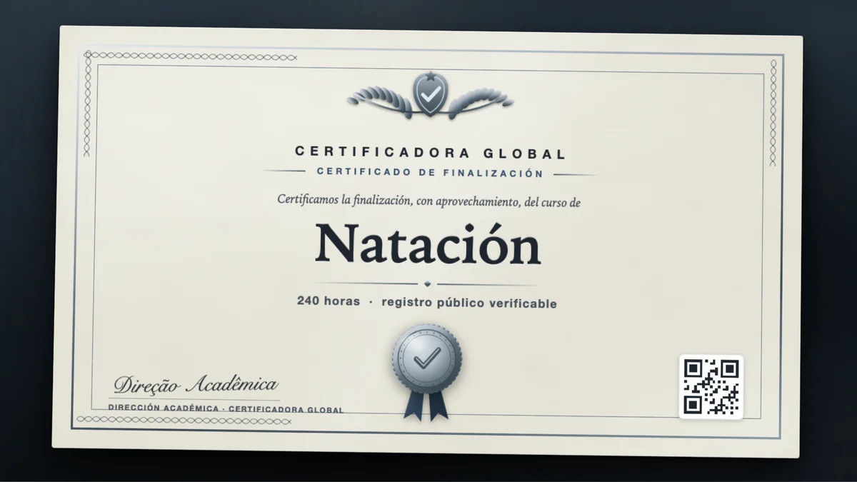 Portada del curso Natación