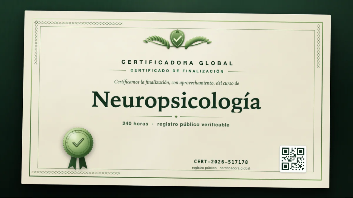 Portada del curso Neuropsicología