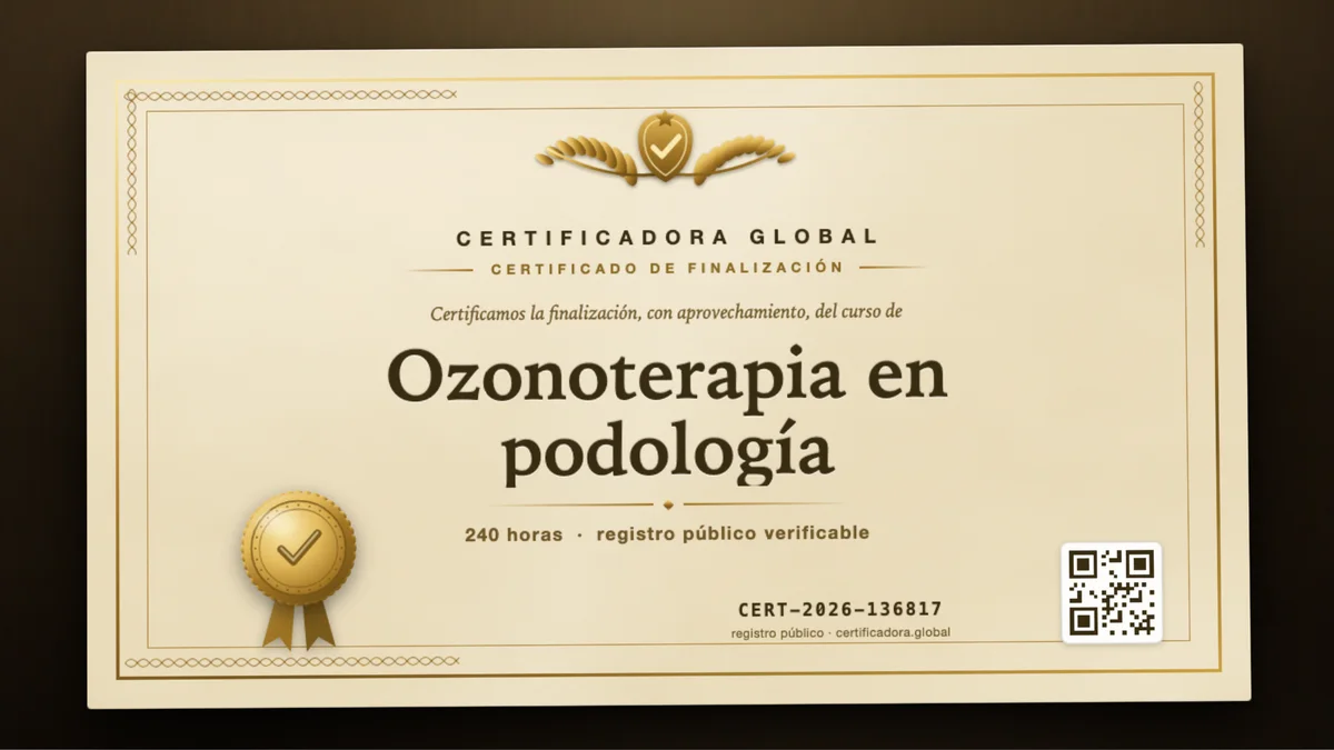 Portada del curso Ozonoterapia en podología