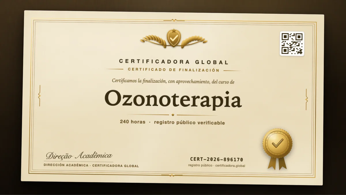 Portada del curso Ozonoterapia