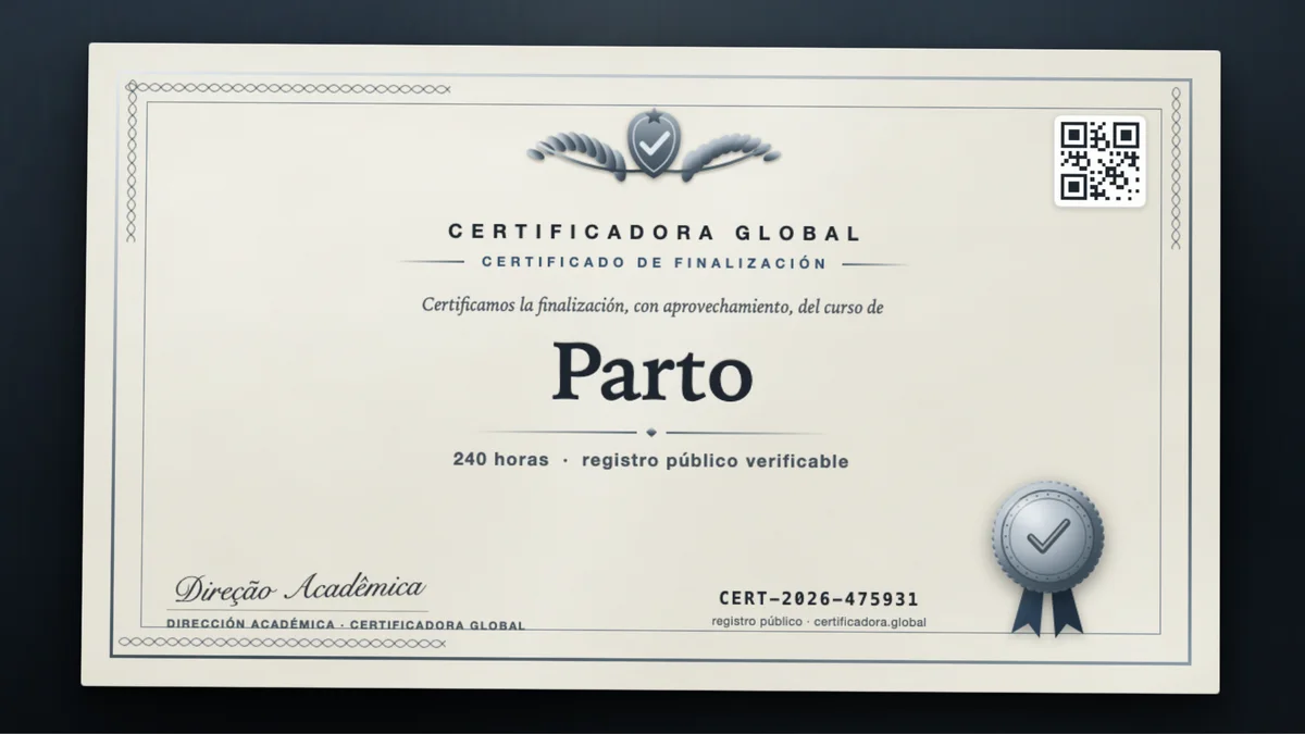 Portada del curso Parto