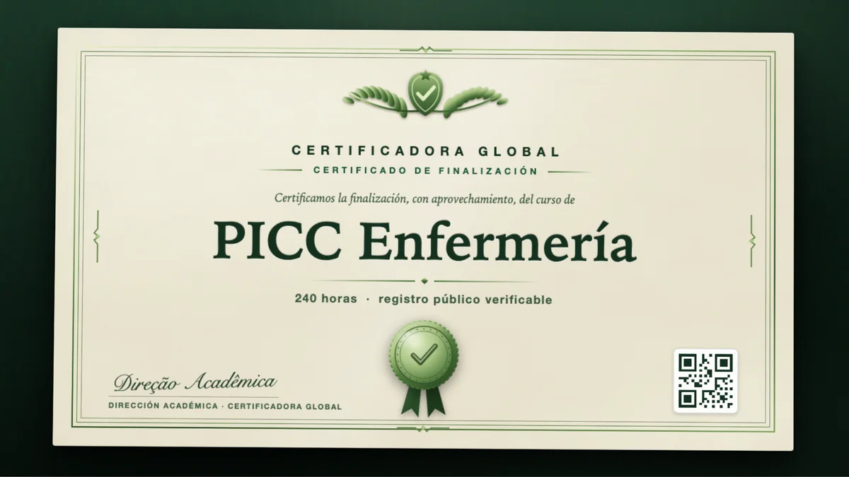 Portada del curso PICC Enfermería
