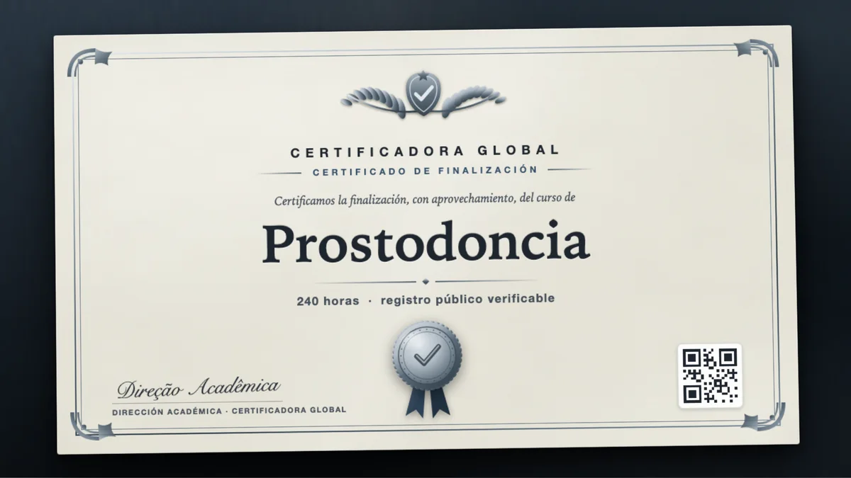 Portada del curso Prostodoncia