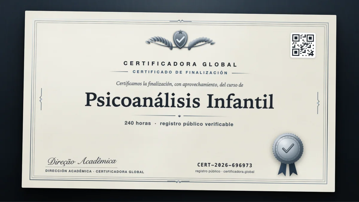 Portada del curso Psicoanálisis Infantil