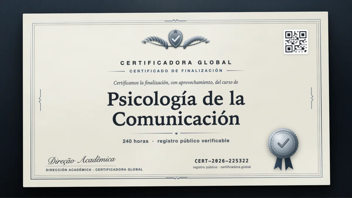 Portada del curso Psicología de la Comunicación