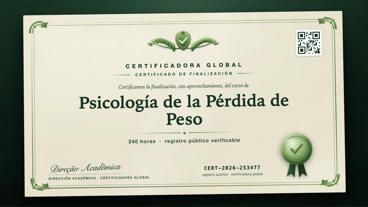 Portada del curso Psicología de la Pérdida de Peso