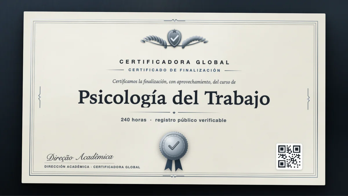 Portada del curso Psicología del Trabajo