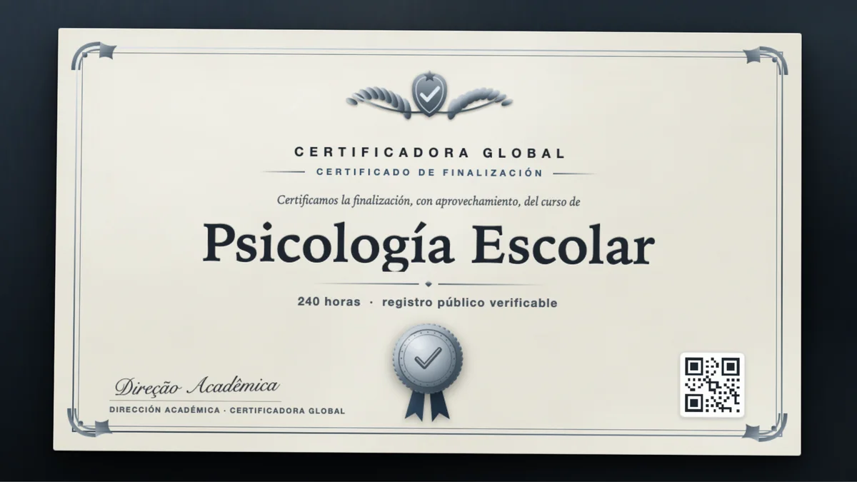 Portada del curso Psicología Escolar