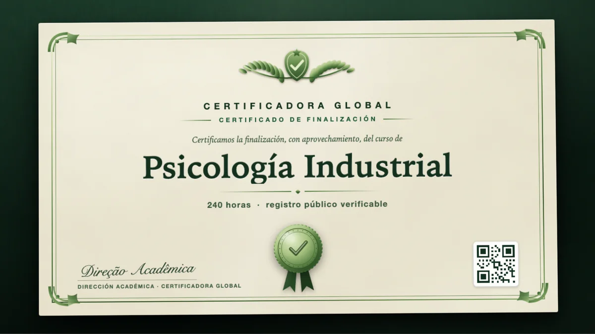 Portada del curso Psicología Industrial