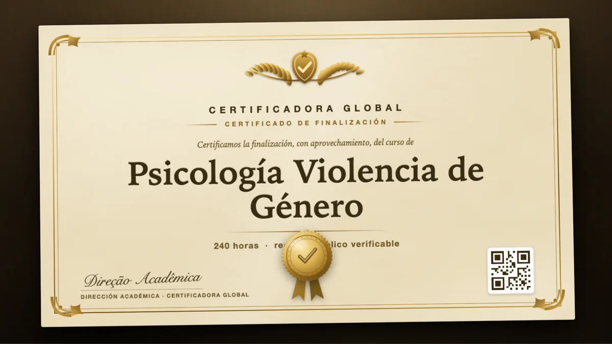 Portada del curso Psicología Violencia de Género
