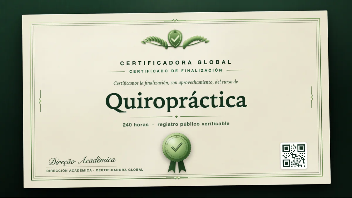 Portada del curso Quiropráctica