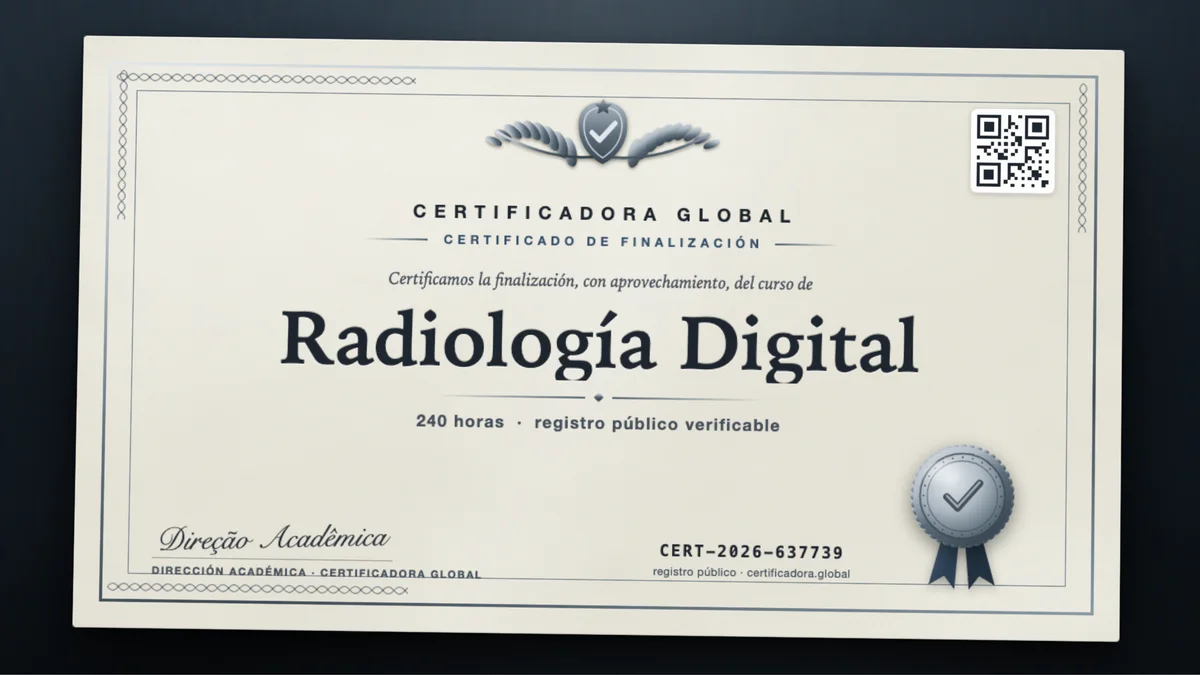Portada del curso Radiología Digital