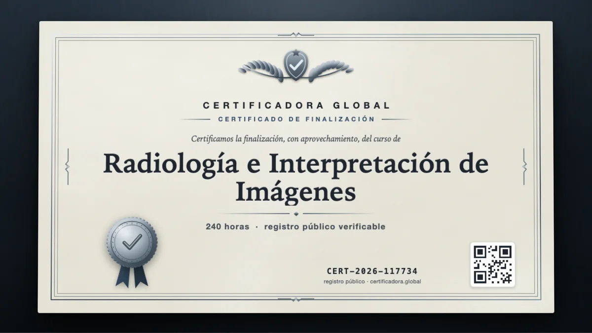Portada del curso Radiología e Interpretación de Imágenes