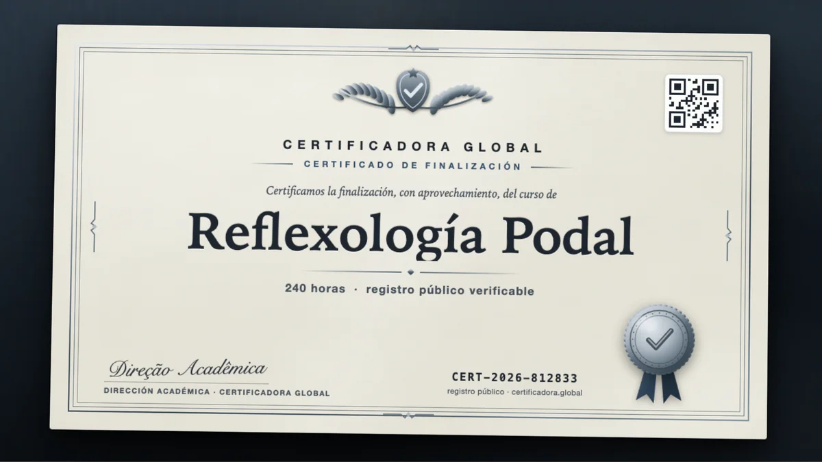 Portada del curso Reflexología Podal
