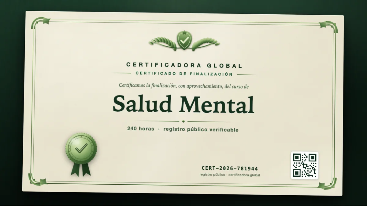 Portada del curso Salud Mental