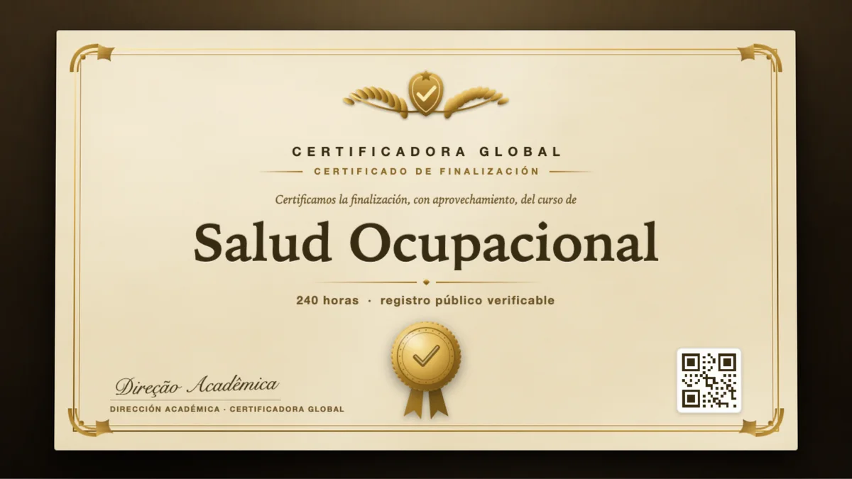 Portada del curso Salud Ocupacional