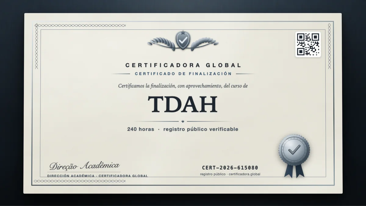 Portada del curso TDAH