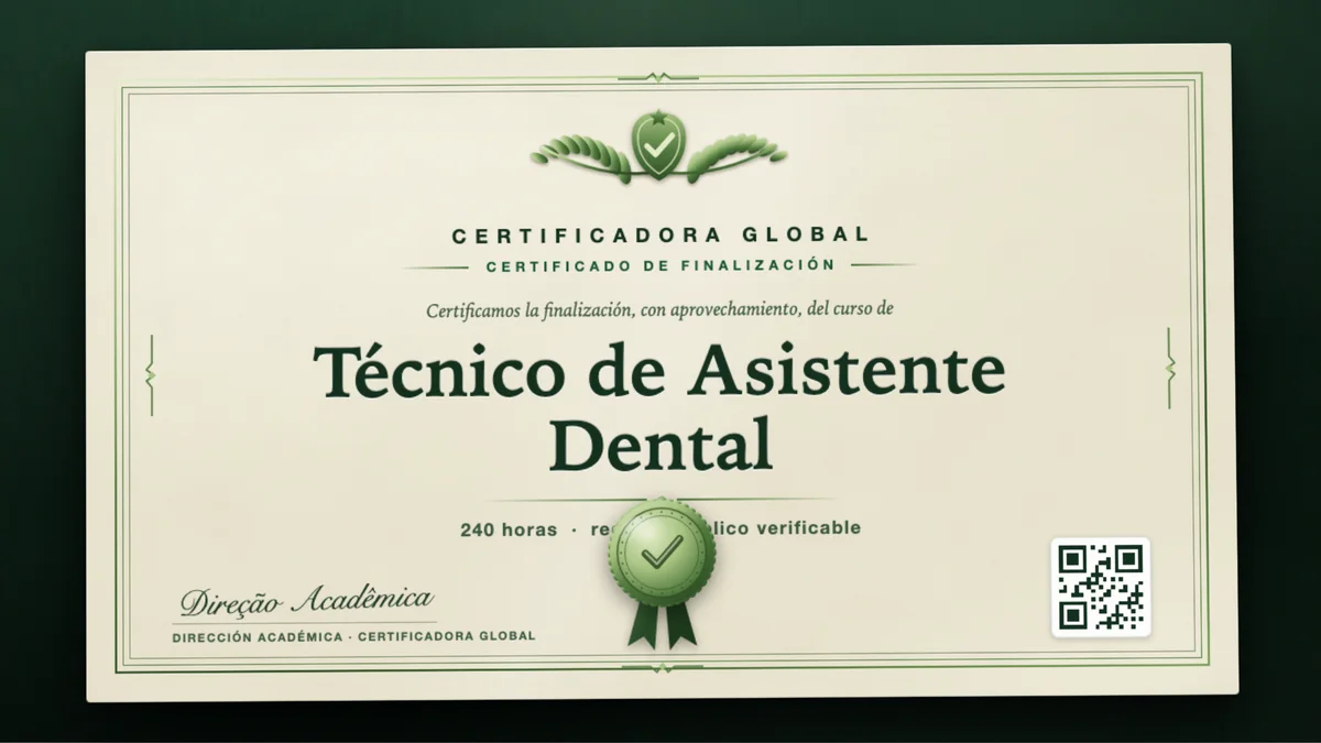 Portada del curso Técnico de Asistente Dental