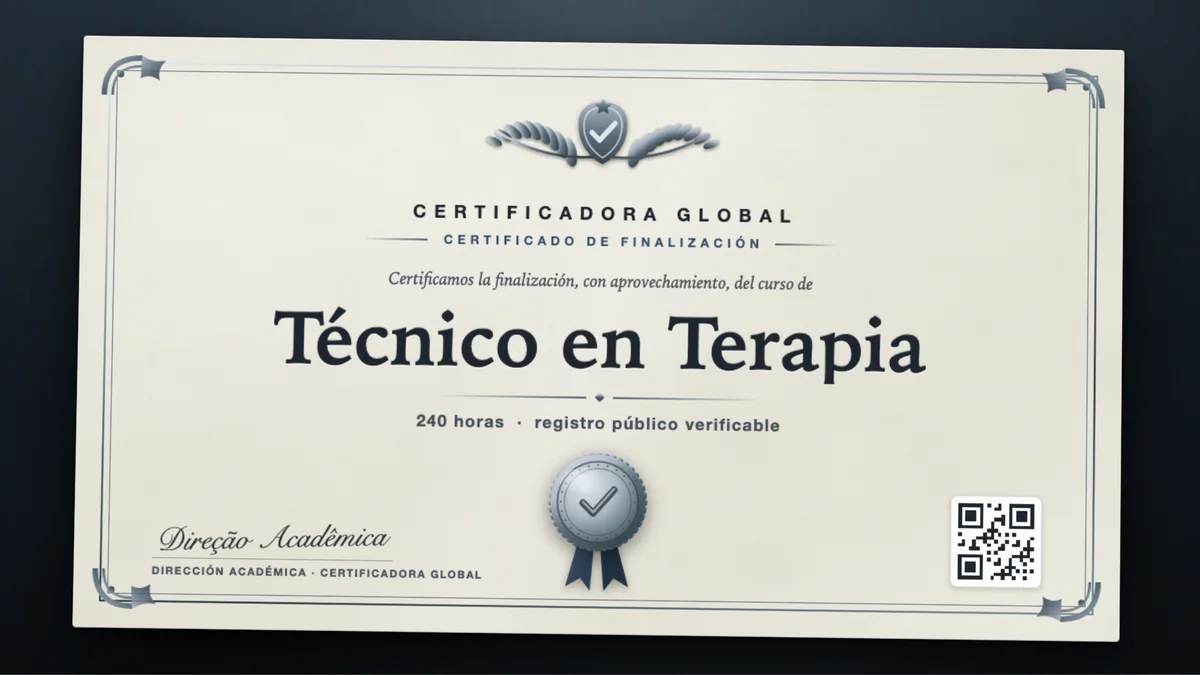 Portada del curso Técnico en Terapia