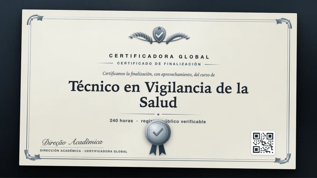 Portada del curso Técnico en Vigilancia de la Salud