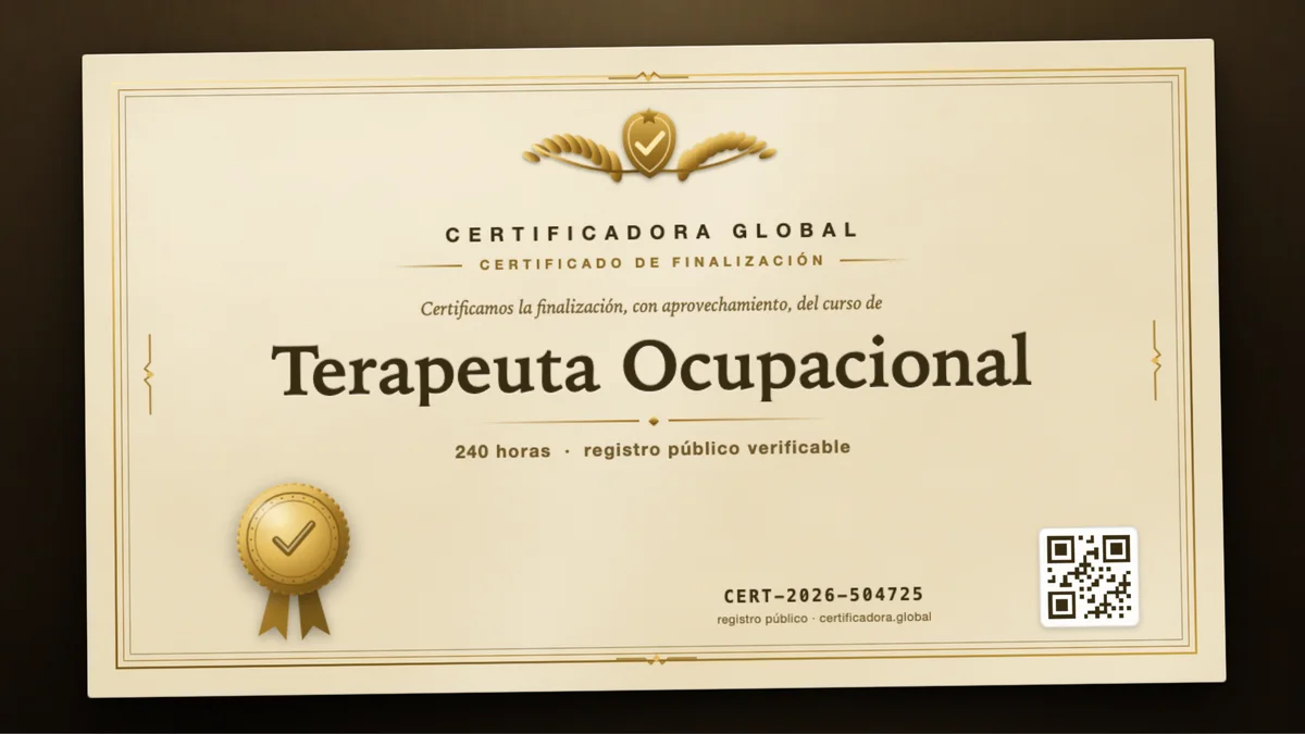 Portada del curso Terapeuta Ocupacional