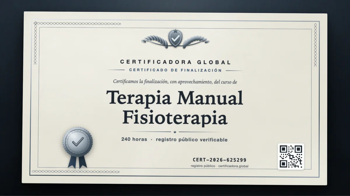 Portada del curso Terapia Manual Fisioterapia