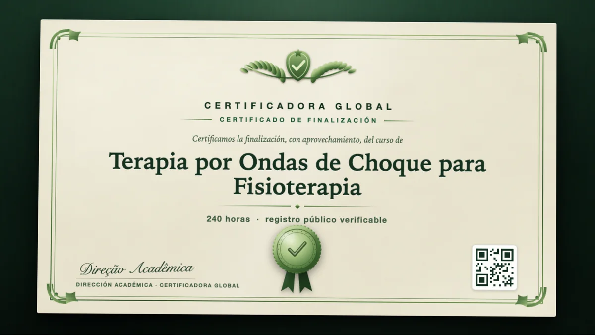 Portada del curso Terapia por Ondas de Choque para Fisioterapia