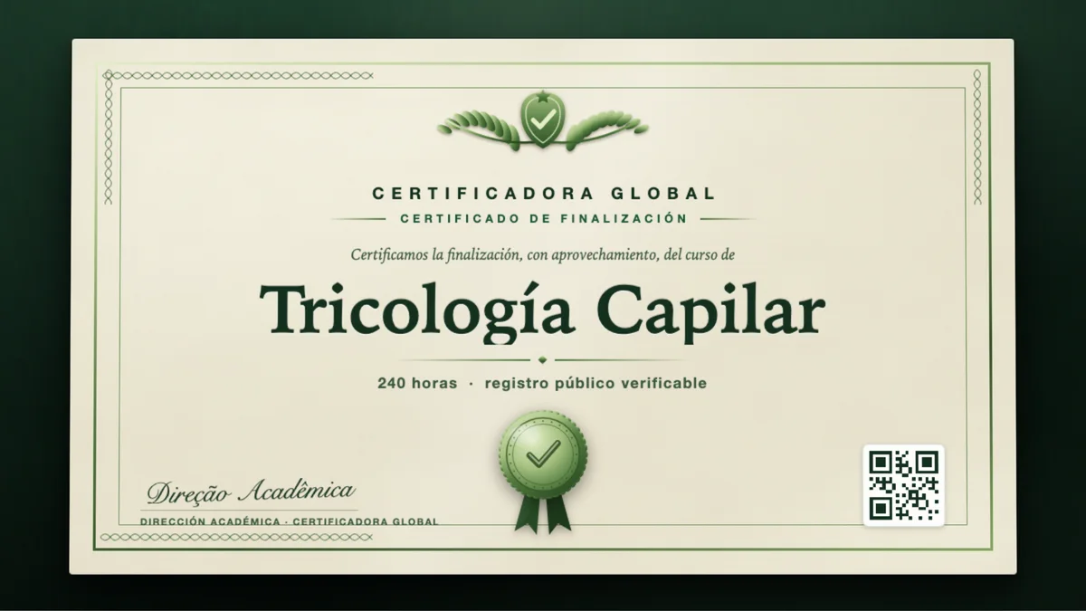 Portada del curso Tricología Capilar