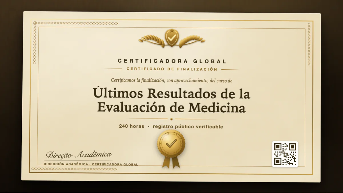 Portada del curso Últimos Resultados de la Evaluación de Medicina