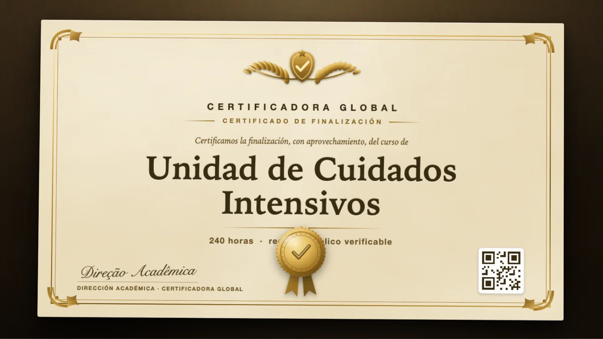 Portada del curso Unidad de Cuidados Intensivos