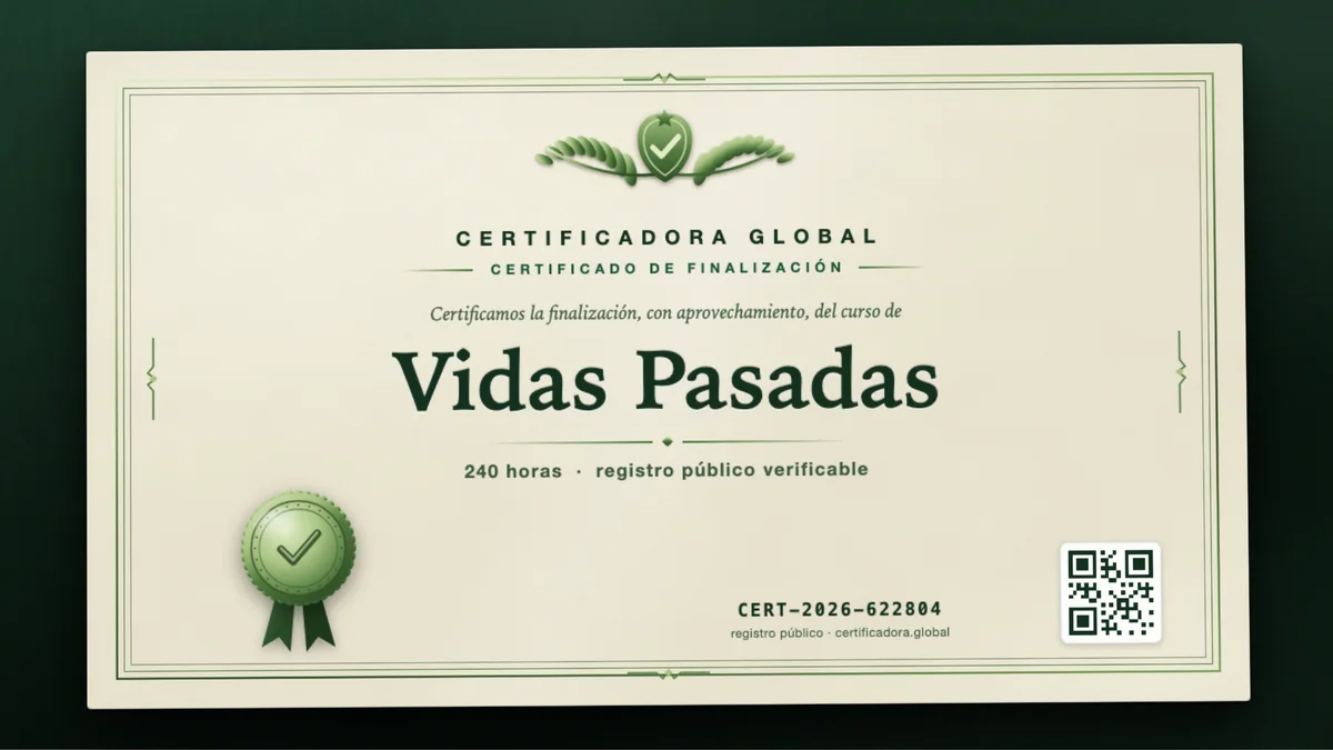 Portada del curso Vidas Pasadas