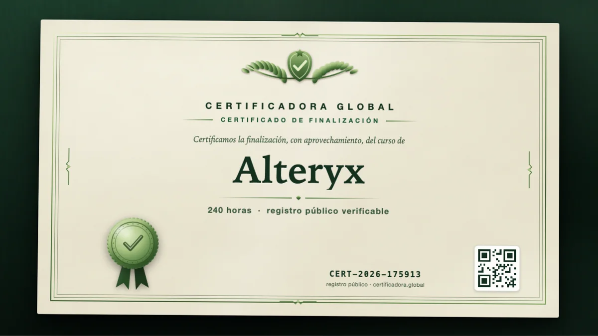 Portada del curso Alteryx