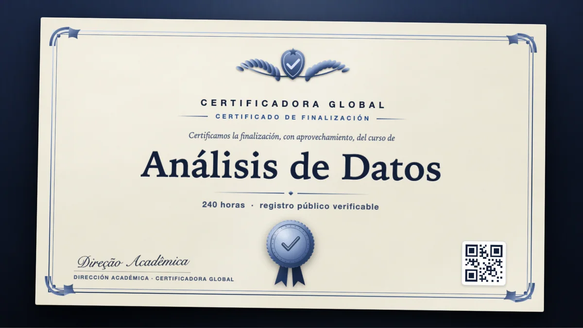 Portada del curso Análisis de Datos