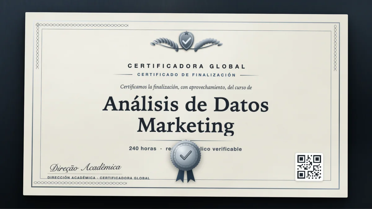 Portada del curso Análisis de Datos Marketing