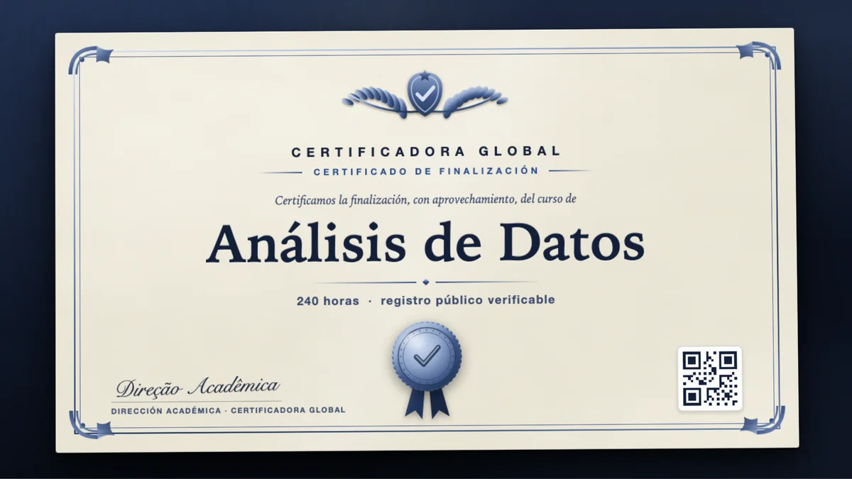 Portada del curso Análisis de Datos