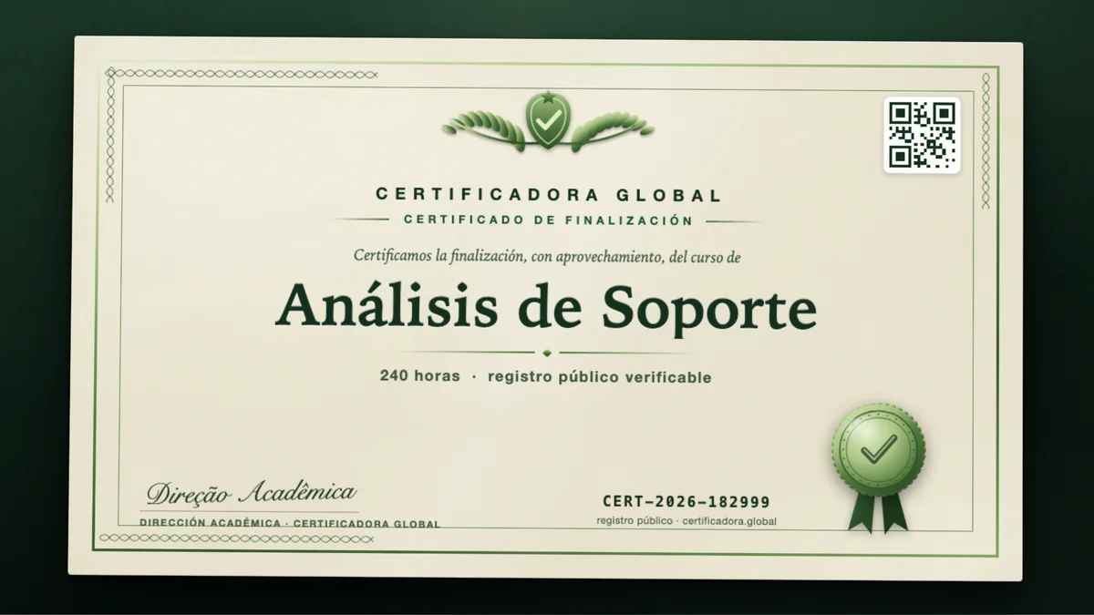 Portada del curso Análisis de Soporte