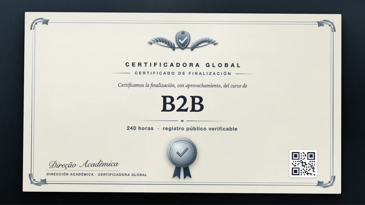 Portada del curso B2B
