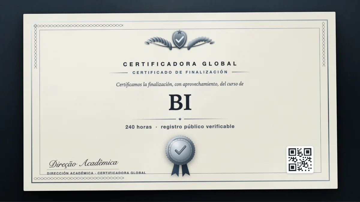 Portada del curso BI