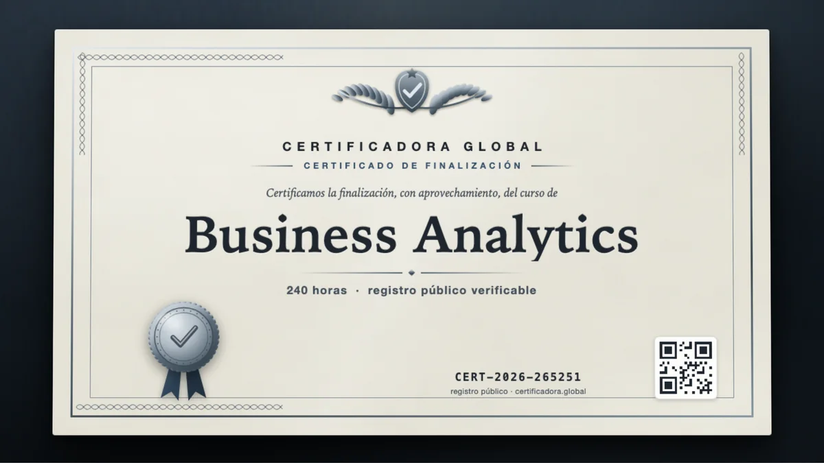 Portada del curso Business Analytics
