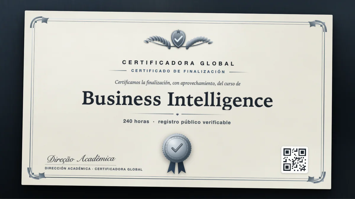 Portada del curso Business Intelligence