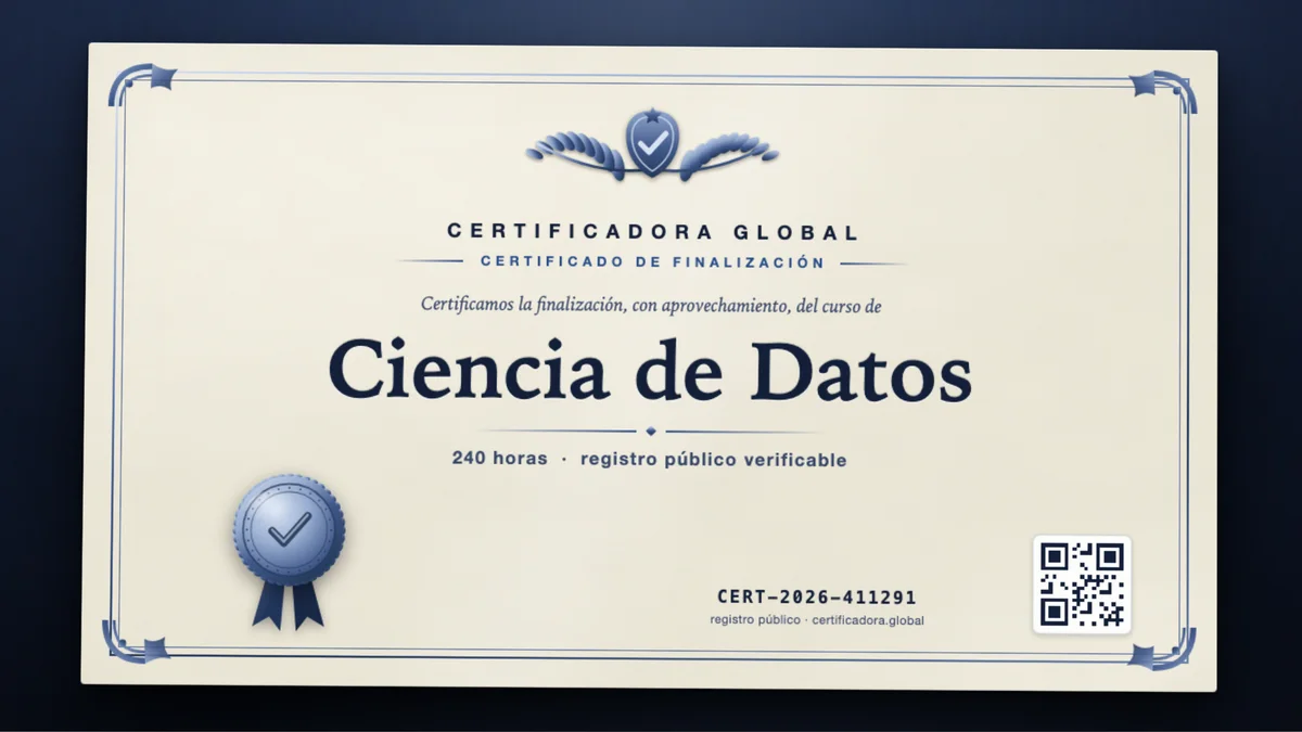 Portada del curso Ciencia de Datos