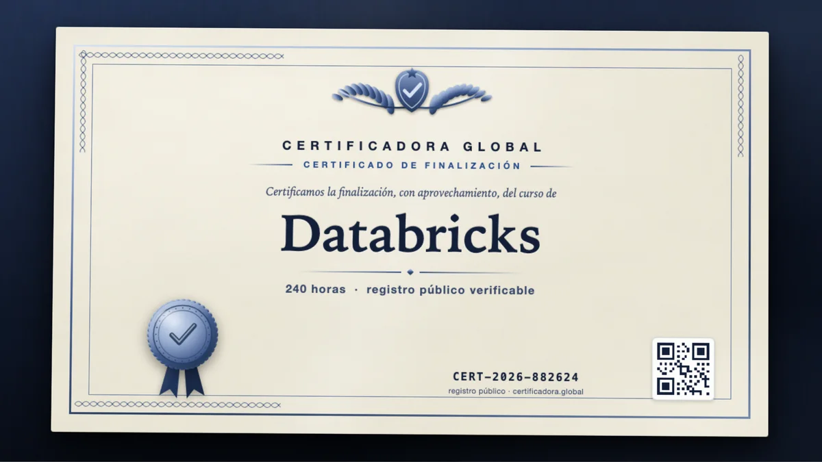 Portada del curso Databricks