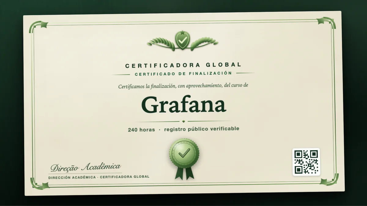 Portada del curso Grafana