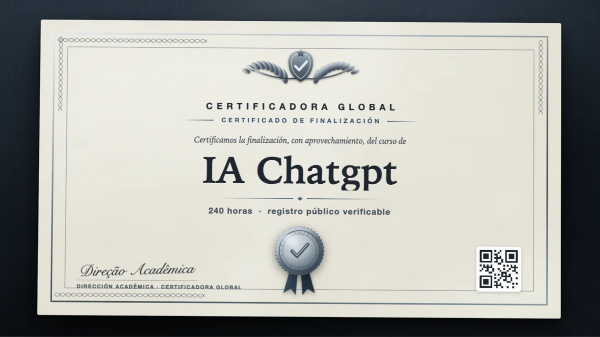 Portada del curso IA Chatgpt