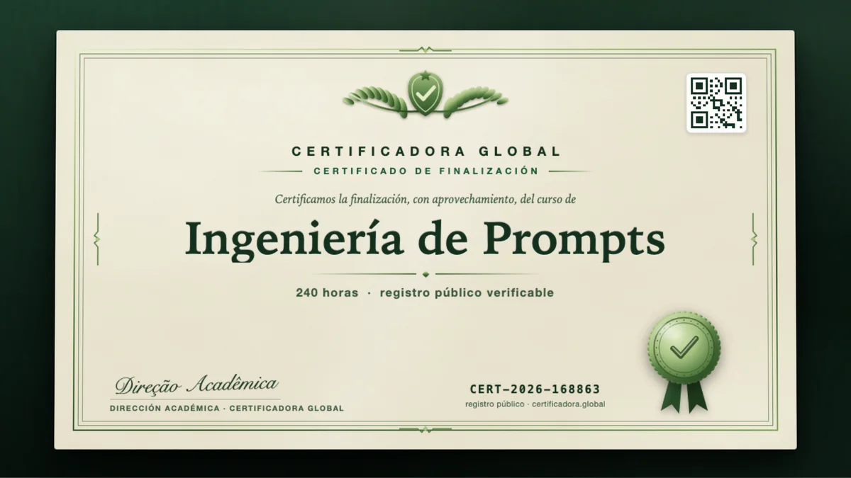 Portada del curso Ingeniería de Prompts