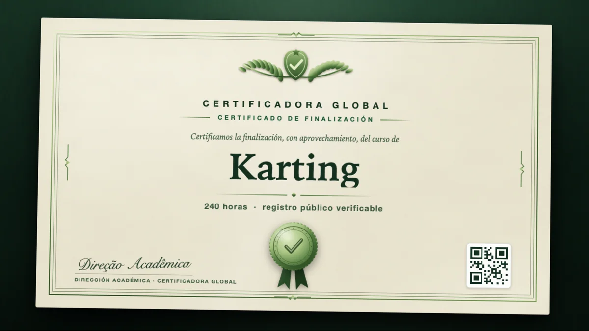 Portada del curso Karting