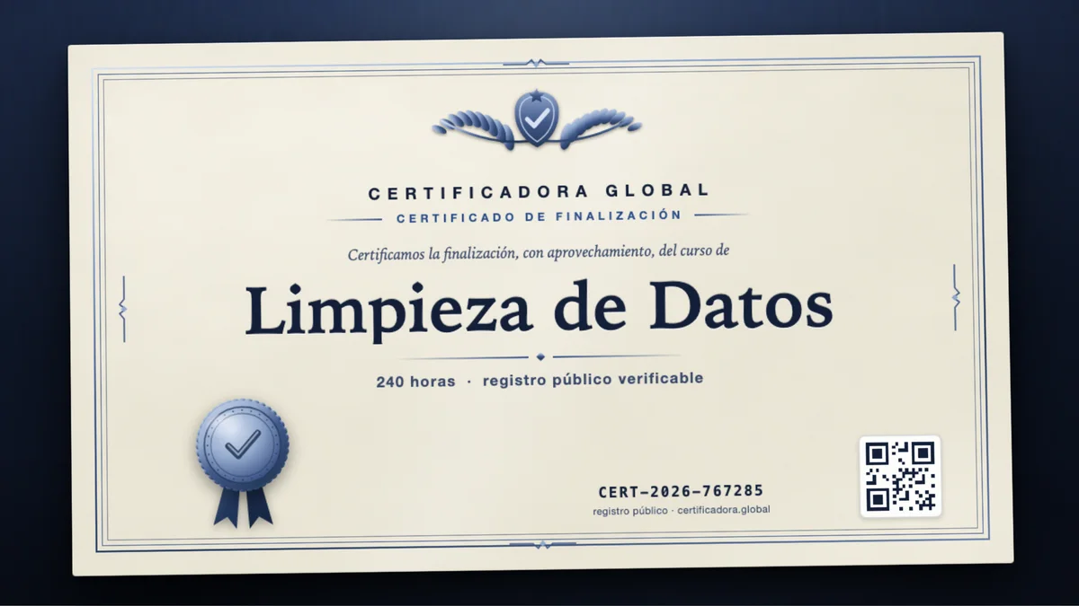 Portada del curso Limpieza de Datos
