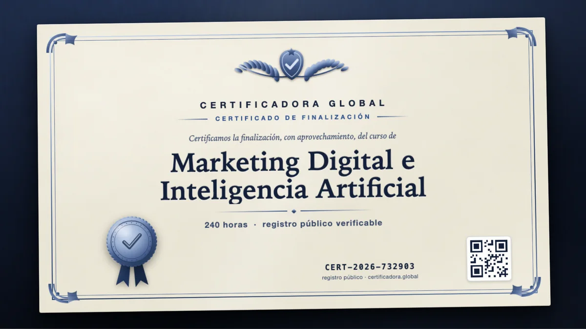 Portada del curso Marketing Digital e Inteligencia Artificial